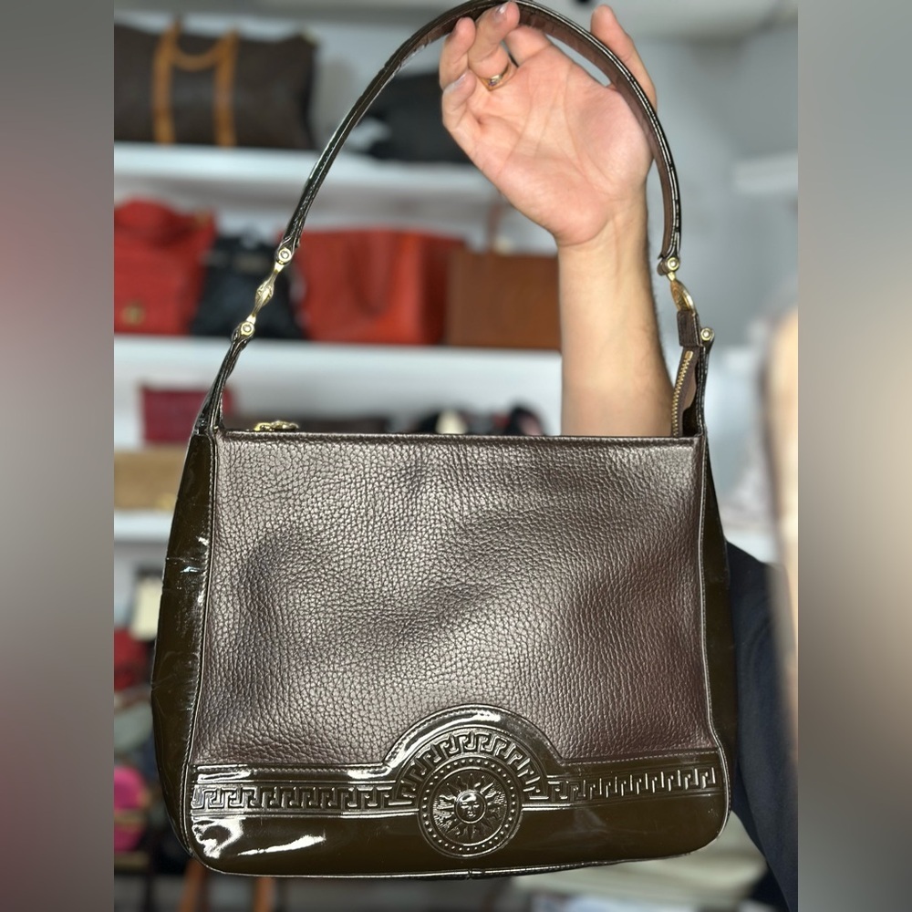 Versace Zip Top Hobo